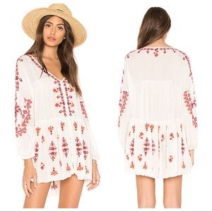 Free People The Arianna Embroidered Tunic